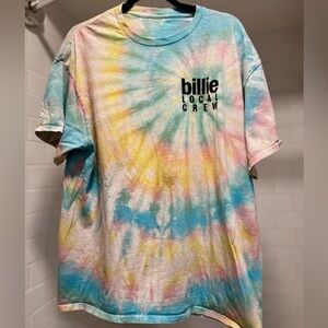 Billie Eilish Happier Than Ever World Tour 2022 Tie Dye Oversized Tee